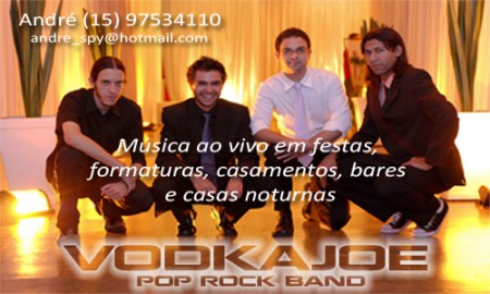 Agenda VodkaJoe Pop Rock Band