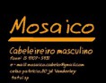 mosaico cabeleireiro masculino